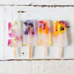 Edible Flower Popsicles by Lauren Conrad
